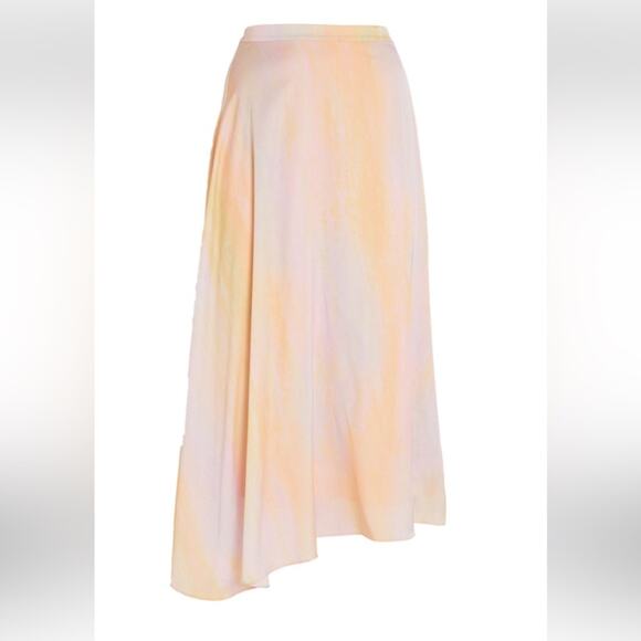 Vince rainbow wash drape skirt in multi size 10 (b17) NWOT - Picture 4 of 11